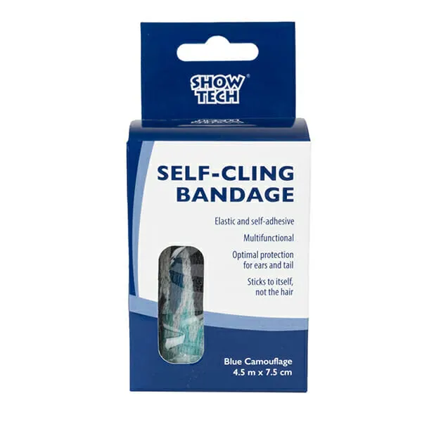 SHOW TECH - תחבושת נצמדת צבעי הסוואה כחול 7.5X4.5 ס"מ Self-Cling Bandage, תמונה 2
