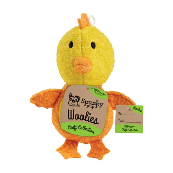 Spunky Pup - צעצוע מיני צמרנים תרנגולת MINI WOOLIES CHICKEN
