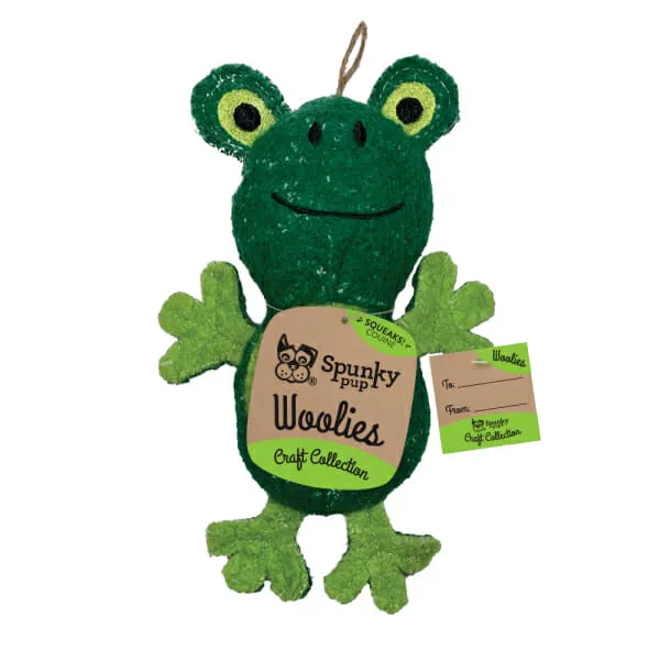 Spunky Pup - צעצוע מיני צמרנים צפרדע MINI WOOLIES FROG