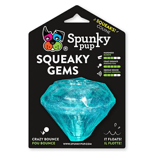 Spunky Pup - צעצוע צפצפה בצורת יהלום DIAMOND SQUEAKER