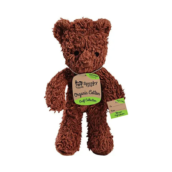 Spunky Pup - צעצוע אורגני דובי ORGANIC COTTO BEAR - S