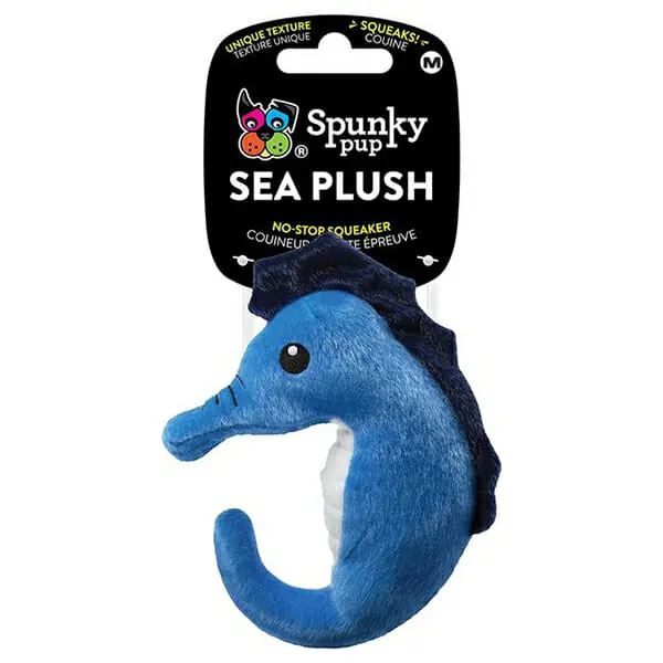Spunky Pup - צעצוע קטיפתי סוסון ים SEA PLUSH SEAHORSE - M