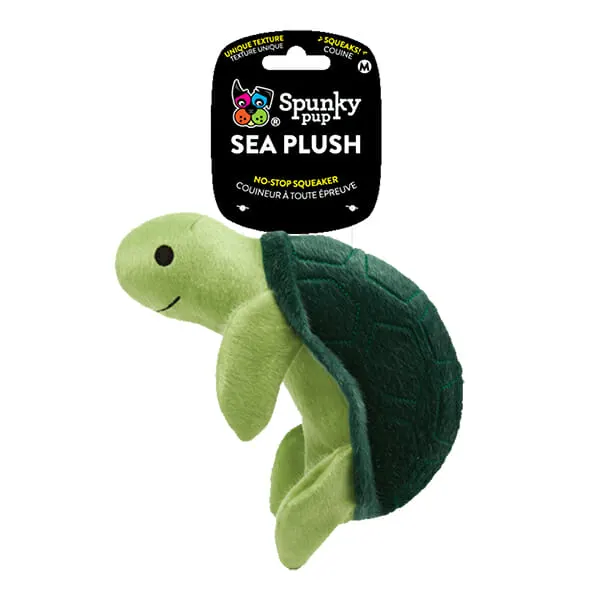 Spunky Pup - צעצוע קטיפתי צב SEA PLUSH TURTLE - S