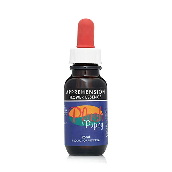 Plush Puppy - טיפות תמצית פרחים - הקלה בחרדה Apprehension Flower Essence Drops Anxiety Ease