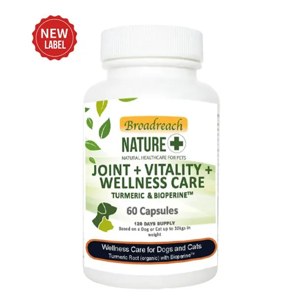 +Broadreach Nature - מקדם ותומך בטיפול במערכת העיכול, המפרקים, הלב, כלי הדם והכבד Joint +Vitality + Wellness Care
