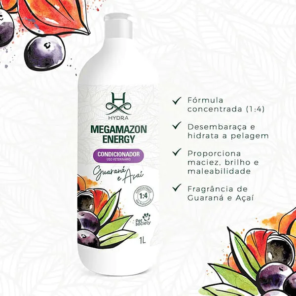 MEGAMAZON ENERGY- ערכה לטיפוח לכל סוגי הפרוות לחיזוק וגמישות הפרווה, תמונה 3