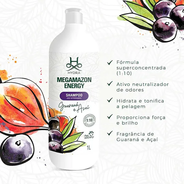 MEGAMAZON ENERGY- ערכה לטיפוח לכל סוגי הפרוות לחיזוק וגמישות הפרווה, תמונה 2