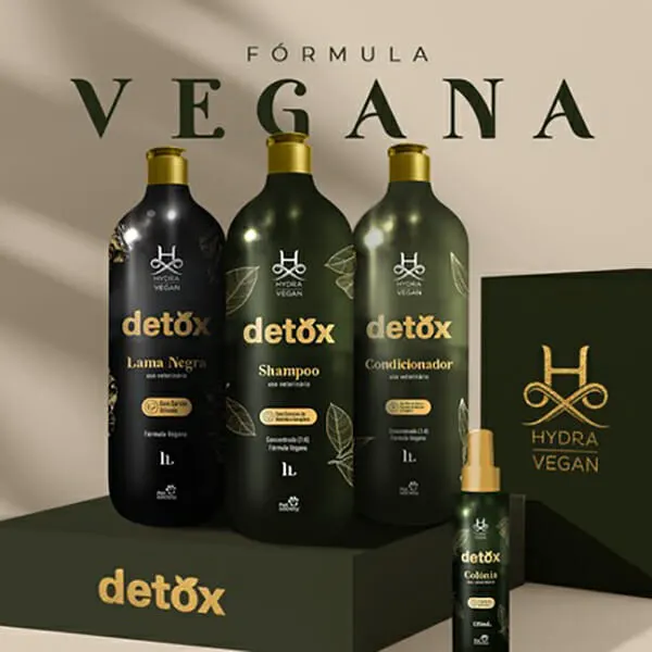 HYDRA VEGAN DETOX- ערכה טבעונית לכל סוגי הפרוות ,נוגדת חמצון ולחות ומסייעת לחיזוק השיער, תמונה 2