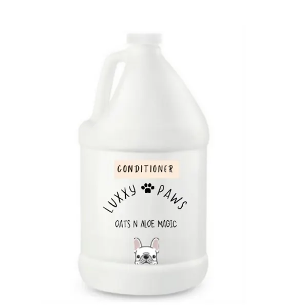 Luxxy Paws - גלון מרכך ש. שועל ואלוורה Oats N Aloe Magic Conditioner