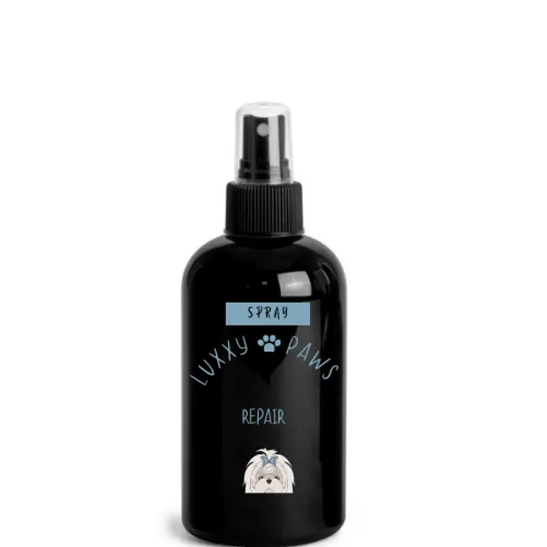 Luxxy Paws - תרסיס אנטיסטטי להברשה, קשרים שיקום וחיזוק הפרווה Repair Maintenance Spray