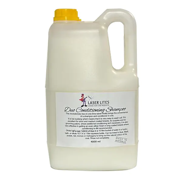 Laser Lites - שמפו מרכך לפרוות קצרות ובינוניות DUO CONDITIONING SHAMPOO, תמונה 2