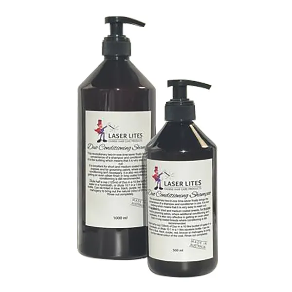 Laser Lites - שמפו מרכך לפרוות קצרות ובינוניות DUO CONDITIONING SHAMPOO