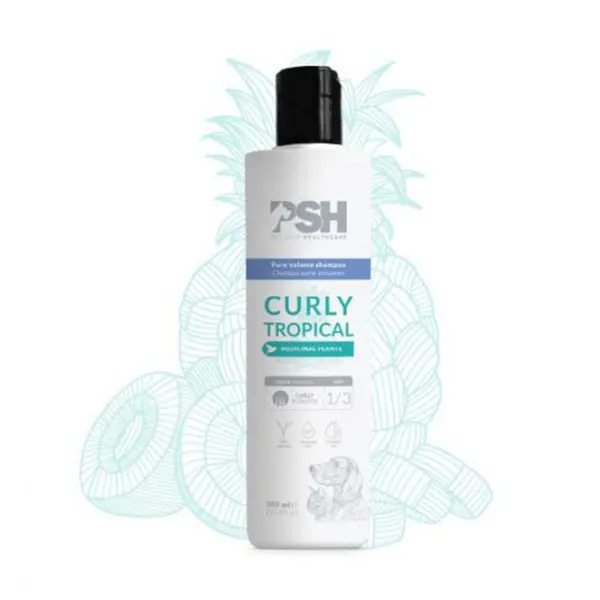 PSH - Pet Skin HealthCare - שמפו לפרוות מתולתלות Curly Tropical Shampoo - Curly Coat