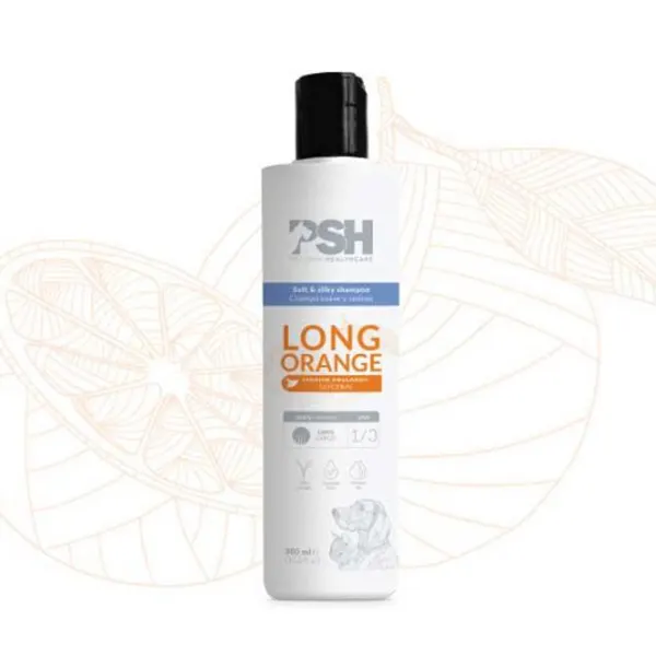 PSH - Pet Skin HealthCare - שמפו לפרוות ארוכות Long Orange Shampoo - Long Coat