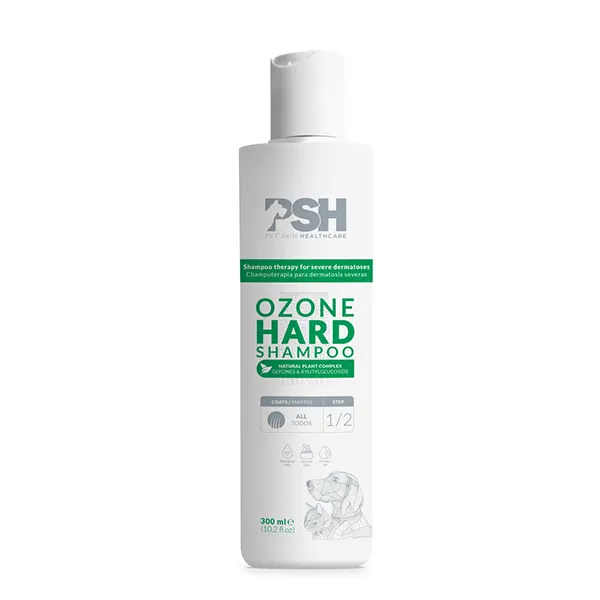 PSH - Pet Skin HealthCare - שמפו + מרכך + קצף טיפוליים אוזון Ozone Soft / Hard Shampoo + Sweet Conditioner + Foam, תמונה 2