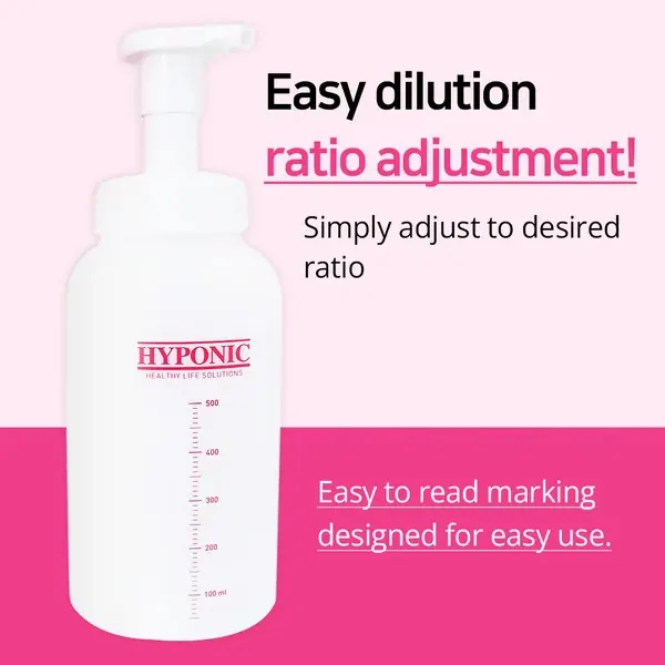 HYPONIC – בקבוק דילול לקצף FOMINA – Shampoo Dilution Foam Bottle 700ml, תמונה 2