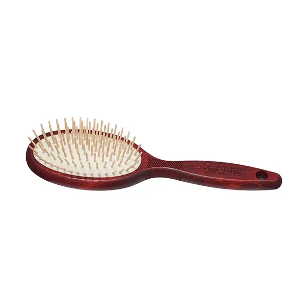 Plush Puppy - מברשת פינים מעץ אובלית 15 מ"מ Ultimate Wooden Pin Brush
