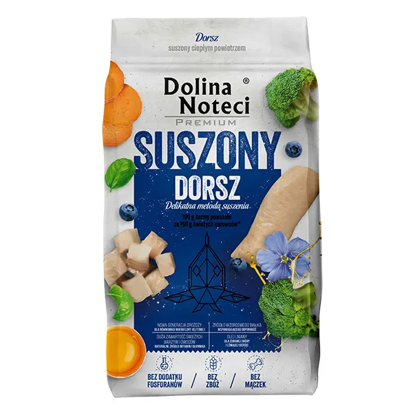 Dolina Noteci - מזון מיובש פרימיום דג בקלה Premium (Suszone) Dried Cod 9 kg