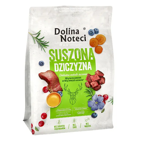 Dolina Noteci - מזון מיובש פרימיום בשר צייד Premium (Suszone) Dried Game 3 kg