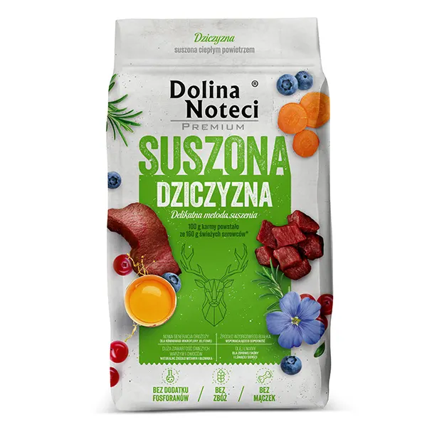 Dolina Noteci - מזון מיובש פרימיום בשר צייד Premium (Suszone) Dried Game 9 kg