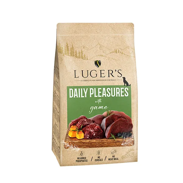 LUGER'S DAILY PLEASURES - מזון לכלבים ייבוש באויר Air Dried For Dogs - With Game 9 kg