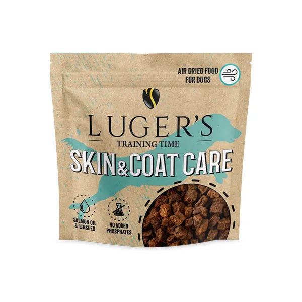 Lugers - חטיפי אילוף לטיפול בעור ובפרווה Training Time Skin & Coat Care 130g