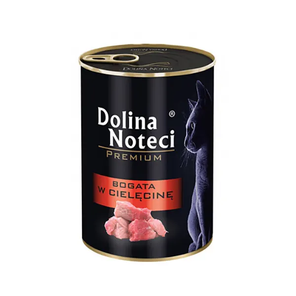 Dolina Noteci - דולינה נוטצ'י מזון רטוב לחתולים עשיר בבשר עגל - Premium wet cat food rich in veal