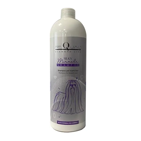 Requal - שמפו לפרוות חלקות ונופלות 1000 מ"ל Diamond Line - Silky Miracle - Shampoo For Straight Coat
