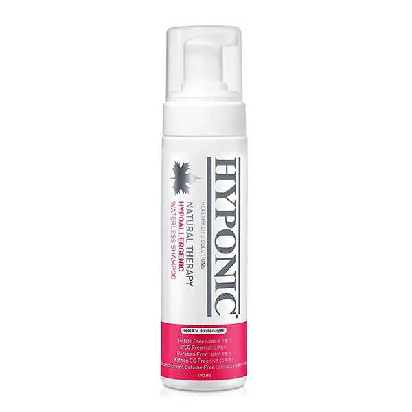 HYPONIC – קצף שמפו היפואלרגני ללא שטיפה Hypoallergenic Waterless Shampoo190ml