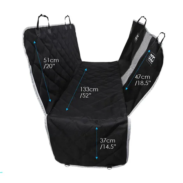 DOOG - כיסוי הגנה לרכב למושב אחורי Car Seat Cover - BLACK, תמונה 2