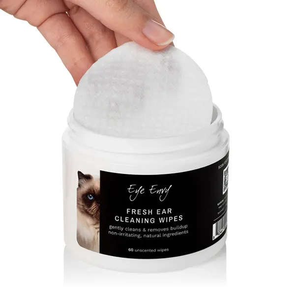 Eye Envy - מגבונים לניקוי אוזניים לחתולים Fresh Ear Cleaning Wipes for Cats, תמונה 2