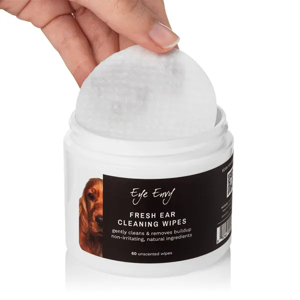 Eye Envy - מגבונים לניקוי אוזניים לכלבים Fresh Ear Cleaning Wipes for Dogs, תמונה 2