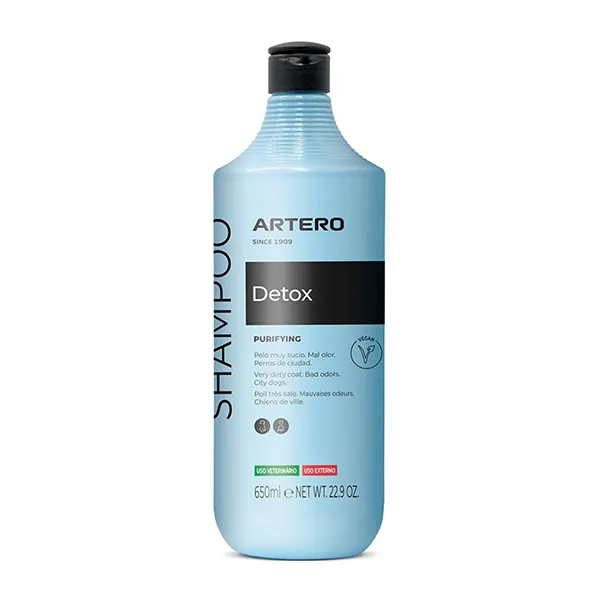 ARTERO - שמפו לניקוי רעלים עם פחם פעיל Vital Detox Shampoo 650 ml