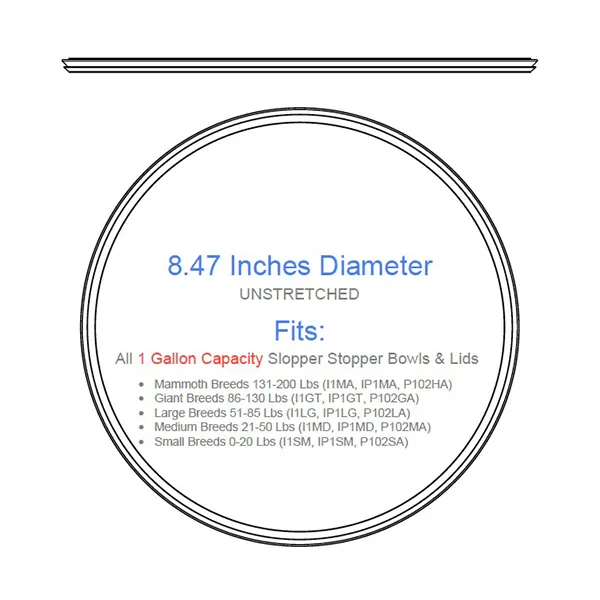 Slopper Stopper - אטמים למכסה - (חלק חלופי) GASKETs for Lid - (Replacement Part), תמונה 4
