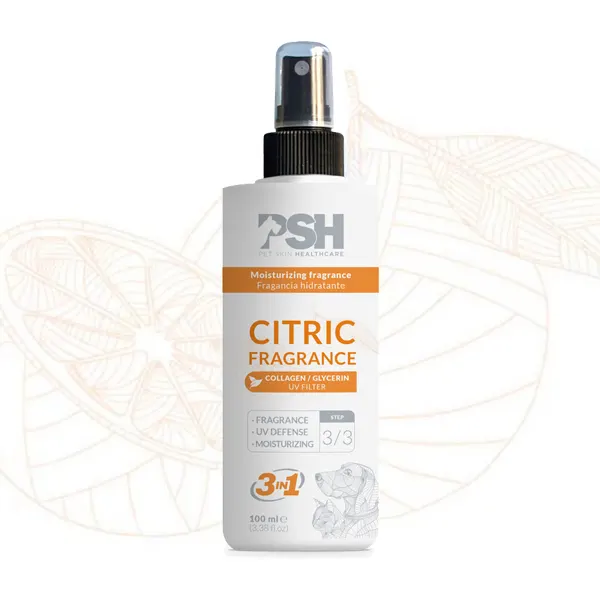 PSH – Pet Skin HealthCare – תרסיס הברשה 3 ב 1 Fragrance - Citric Moisturizer