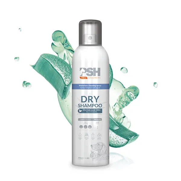 PSH – Pet Skin HealthCare – ספריי שמפו ללא שטיפה Dry Spray Shampoo 300ml