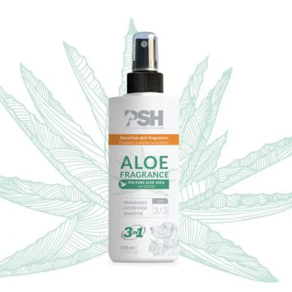 PSH – Pet Skin HealthCare – תרסיס הברשה 3 ב 1 Fragrance - Aloe Sensitive Skins