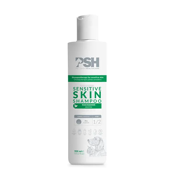 PSH - Pet Skin HealthCare - שמפו + מרכך + קצף לעור עם נטיות לאלרגיה Sensitive Skin Shampoo + Conditioner + Foam, תמונה 2
