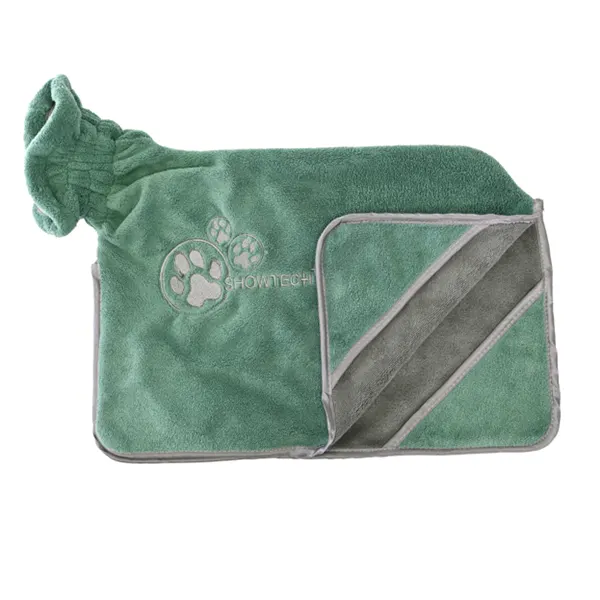+Show Tech – חלוק מגבת צמר אלמוגים סופג במיוחד Dry Dude Coral Fleece – Desert Sage, תמונה 3