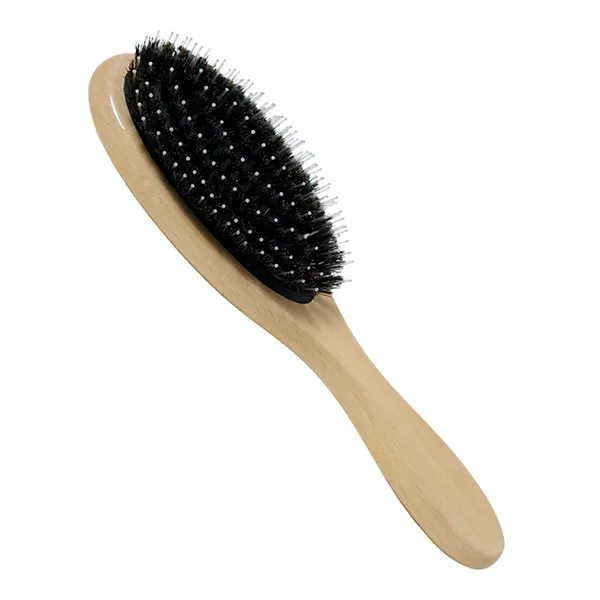 Vellus - מברשת מדיום חזיר טבעי וניילון Medium Pure Boar Bristle & Nylon Brush, תמונה 2