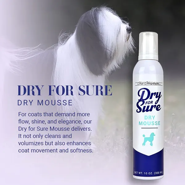 Chris Christensen - מוס נקיון ללא שטיפה Dry For Sure Dry Mousse 300ml, תמונה 2