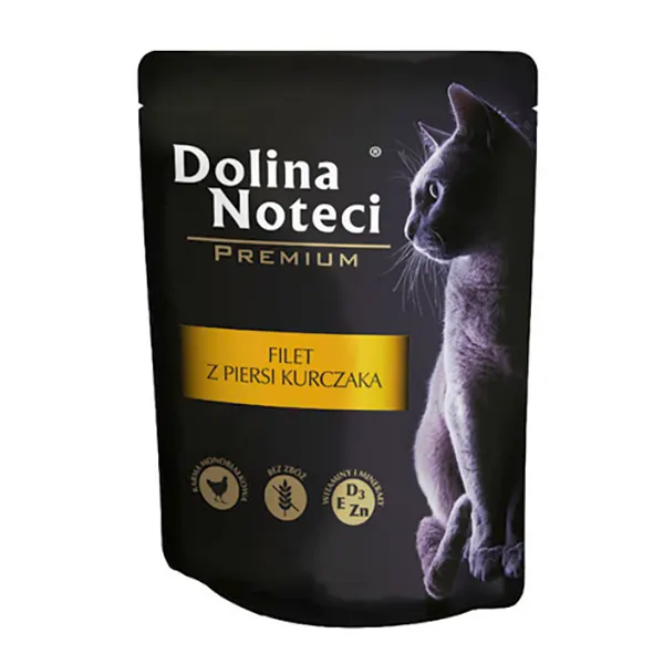 Dolina Noteci - מזון רטוב לחתולים פילה חזה עוף - Premium adult Cat food Chicken breast fillet, תמונה 2