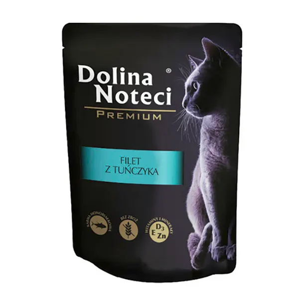 Dolina Noteci - מזון רטוב לחתולים פילה טונה - Premium adult Cat food Tuna fillet, תמונה 2