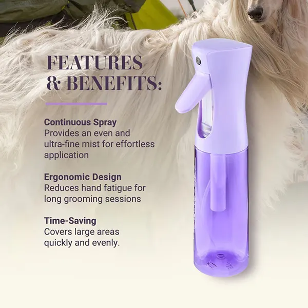 Chris Christensen - בקבוק תרסיס ערפל דקיק 360 מעלות Exquisite Fine Mist Sprayer Purple, תמונה 2