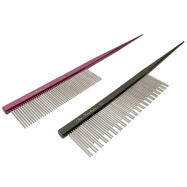Chris Christensen - מסרקי זנב בשתי ורסיות Parting Combs #510 & #511