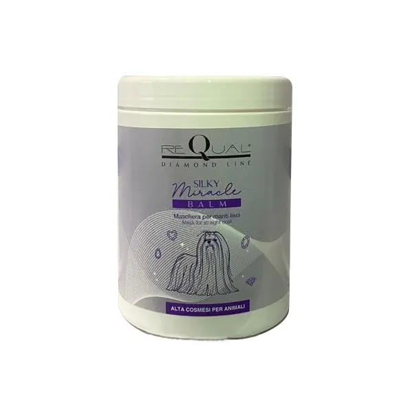 Requal - מרכך לפרוות חלקות ונופלות 1000 מ"ל Diamond Line - Silky Miracle - Balm For Straight Coat