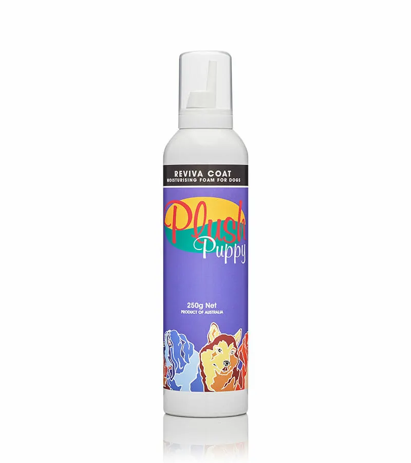 Plush Puppy – קצף להחדרת לחות והחייאת הפרווה Reviva Coat Moisturizing Foam