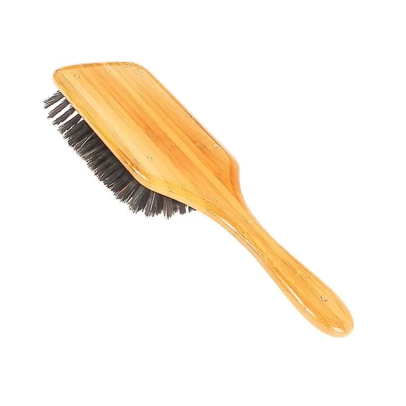 Bass - מברשת חזיר בר פדל גדולה Natural Boar Bristle Hairbrush Lg Paddle LPB-B, תמונה 4