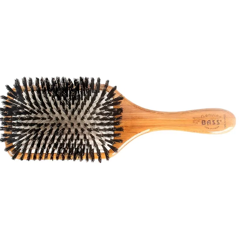Bass - מברשת חזיר בר פדל גדולה Natural Boar Bristle Hairbrush Lg Paddle LPB-B, תמונה 3