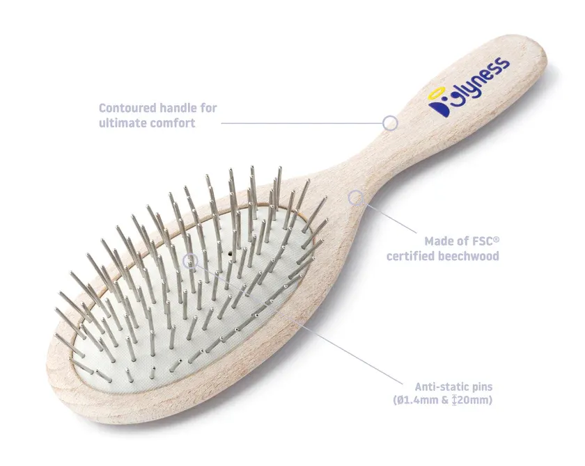 Doglyness - מברשת סיכות רב תכליתית לכלבים BURSTA 33 | Multipurpose Dog Pin Brush, תמונה 2